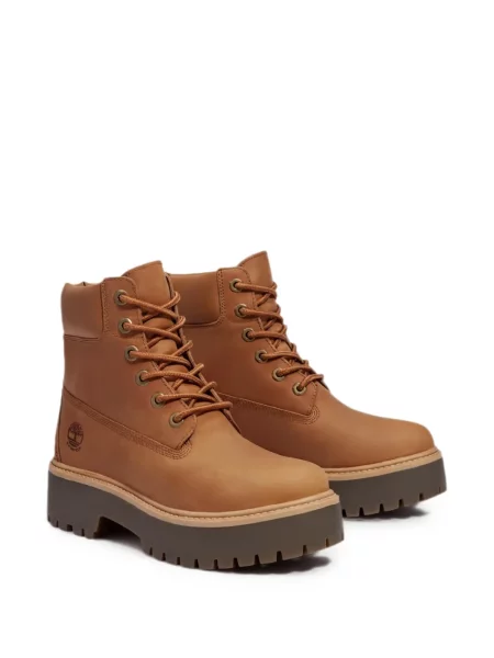 Botine Timberland cu platformă streetstyle cu strasuri