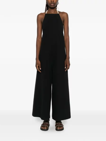 Kombinezon Osklen z dekoltem halter czarny