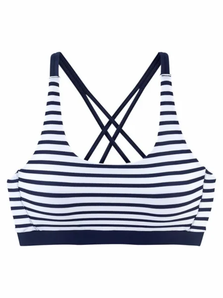 VENICE BEACH Bikini zgornji del Summer mornarska bela