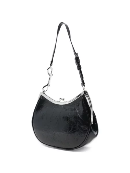 Кожена чанта Vivienne Westwood черно