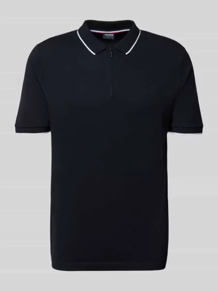 Koszulka polo o kroju regular fit z dodatkiem bawełny Hechter Paris