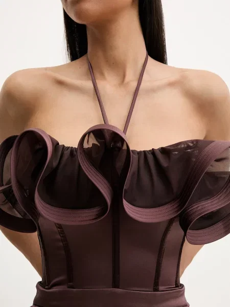 Elisabetta Franchi комбінезон із рюшами