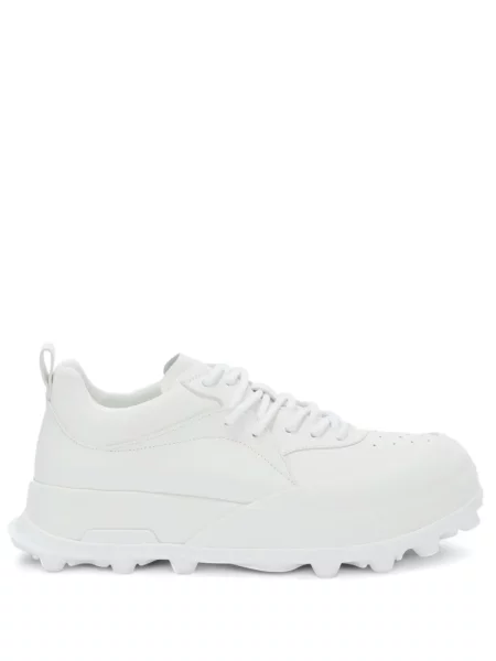 Sneakerși Jil Sander din piele chunky alb