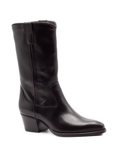 Botine Julie Dee din dantelă negru