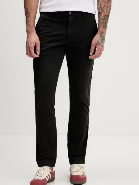 Hlače Tommy Jeans črna