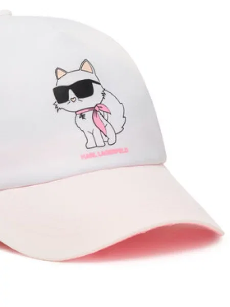 Karl Lagerfeld Kids Kepurė su snapeliu S balta