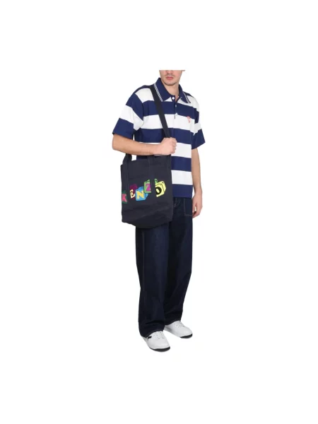 Koszulka polo Kenzo w paski z paskiem