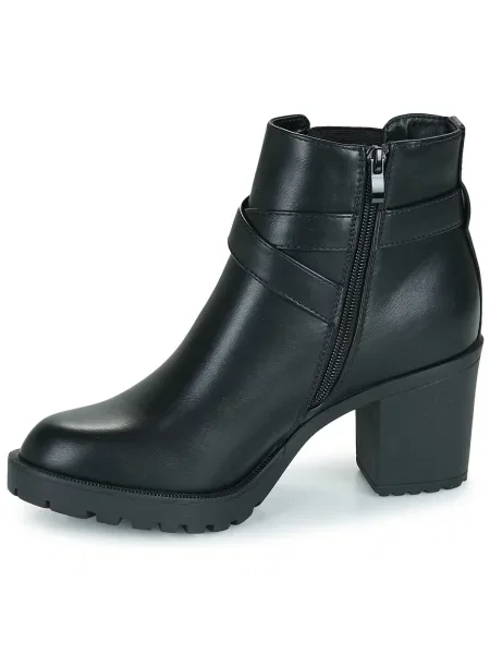 Botine Only cu cataramă negru