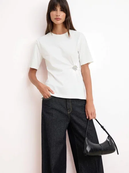 Trendyol Tricou alb