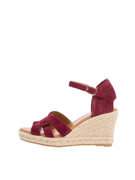 Lipsy Sandale burgundy roșu
