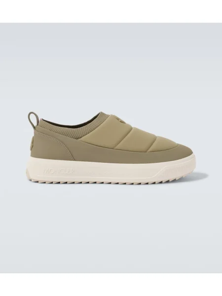 Hlačke slip Moncler zelena