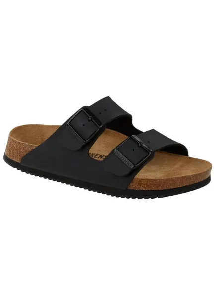 Klapki damskie Birkenstock Arizona Birko-Flor czarne