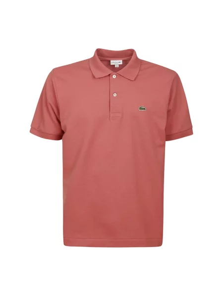 Koszulka polo Lacoste z krótkim rękawem różowa