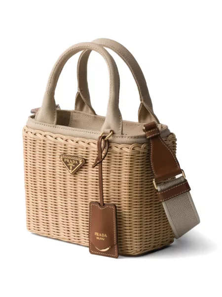 Geantă shopper Prada din canvas