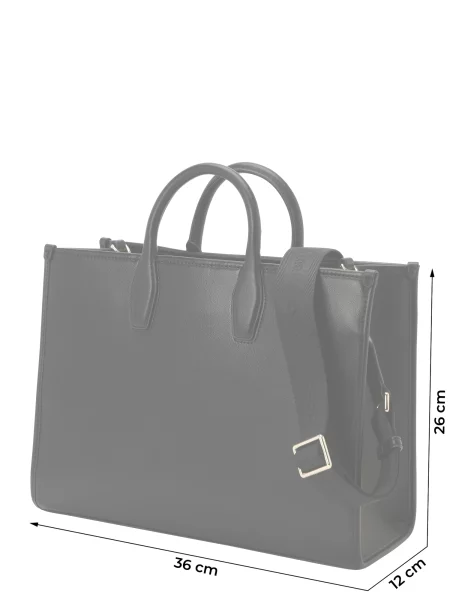 BOSS BLACK Geantă shopper Sandy MED negru