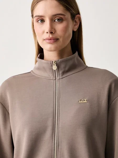 Emporio Armani melegítőfelső női modállal barna