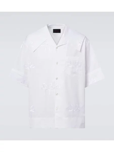 Košile Simone Rocha s výšivkou bílá