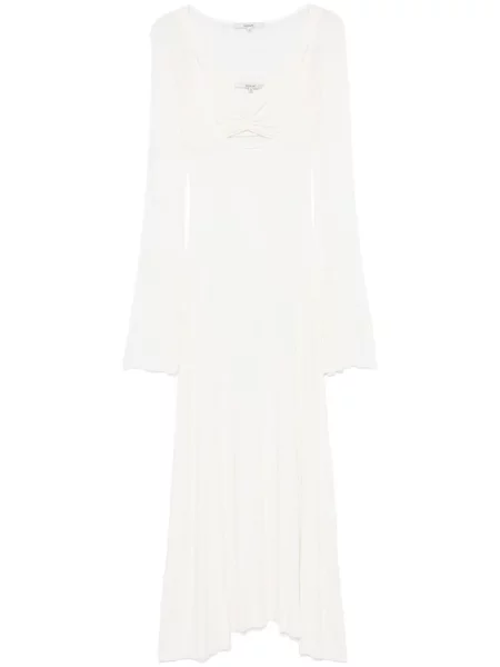 Rochie maxi Manuri de costum alb