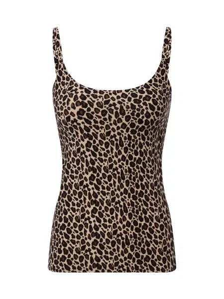 Chantelle Kamizelka miękki stretch Kobiety brązowy|czarny|beżowy wzorzysty XS/S czarna