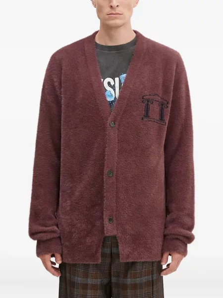 Cardigan Aries tricotate maro