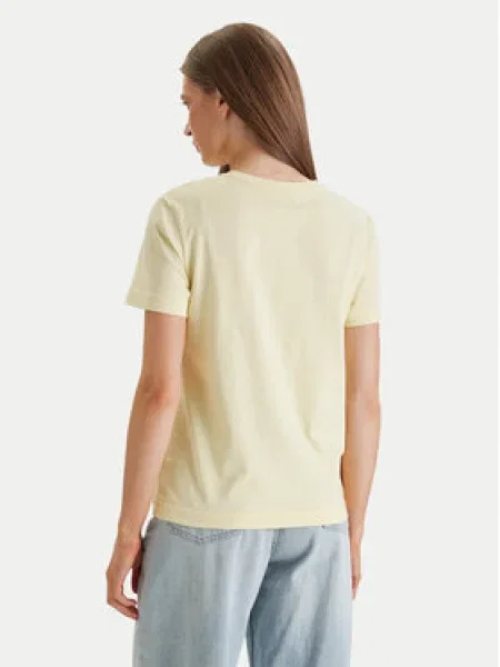 Calvin Klein Jeans Póló Monogram sárga