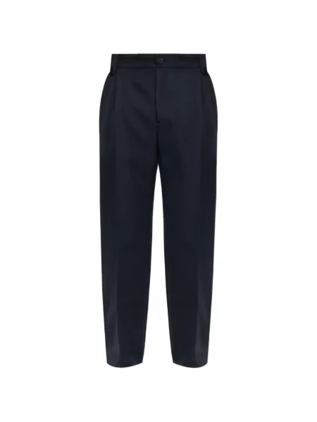 Pantaloni Jacquemus plisate albastru