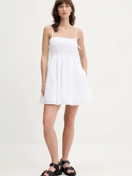 Obleka Abercrombie & Fitch bela