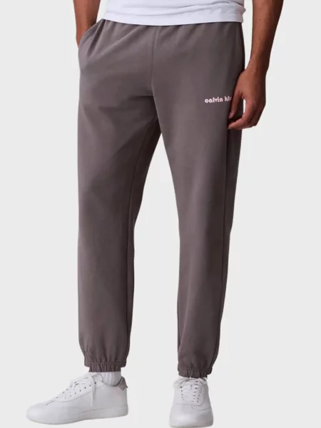Штани Calvin Klein Jeans сірі