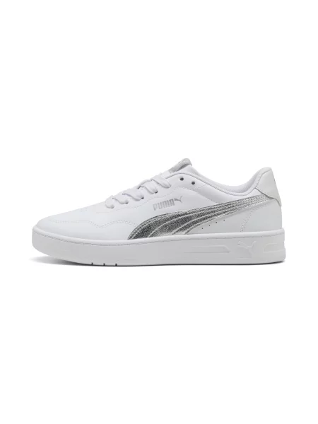 PUMA sneakersy Court Lally Metaliczny Whisper Akcesoria biały