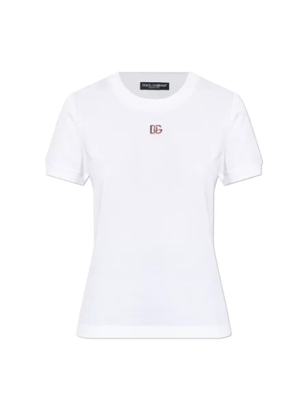 Koszulka Dolce And Gabbana z logo biała