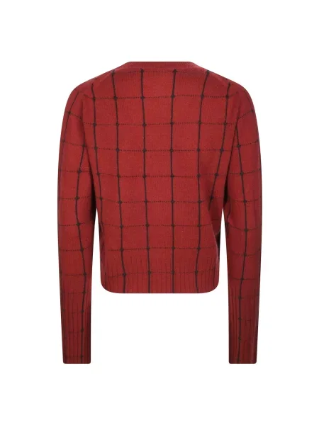 Sweter Guest In Residence z kaszmiru czerwony