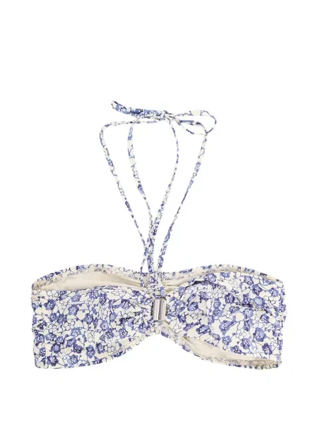Top Isabel Marant cu model floral albastru