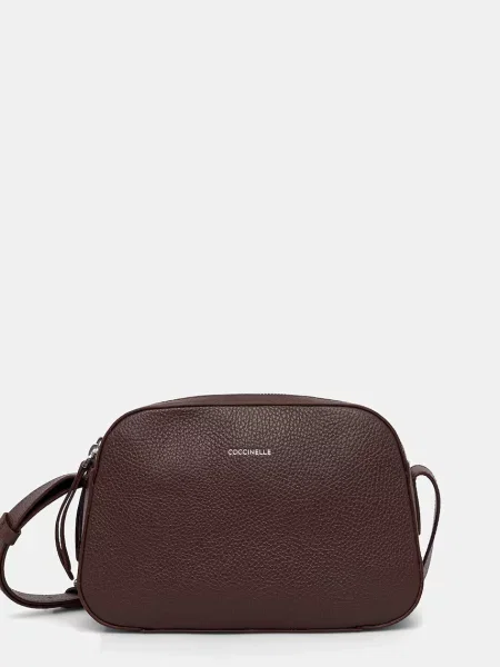 Coccinelle geantă crossbody pentru femei din piele