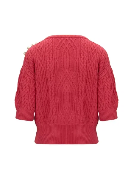 Sweter Elisabetta Franchi czerwony