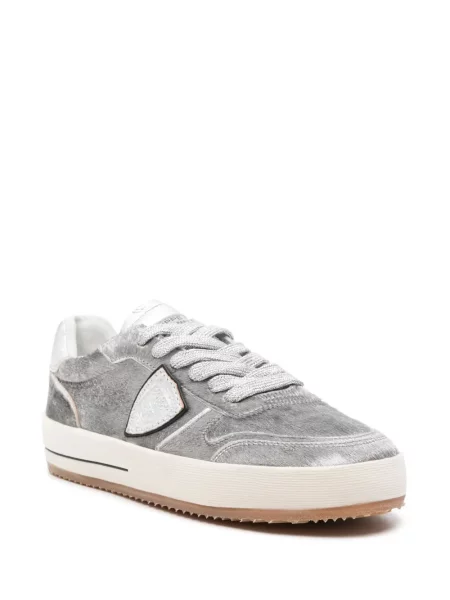 Sneakerși Philippe Model Paris argintiu
