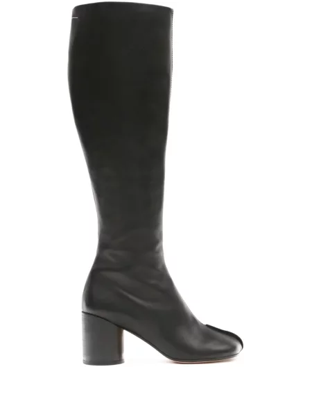 Cizme Mm6 Maison Margiela din piele negru