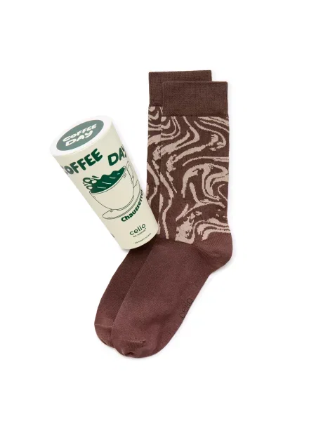 Nogavice Celio rjava