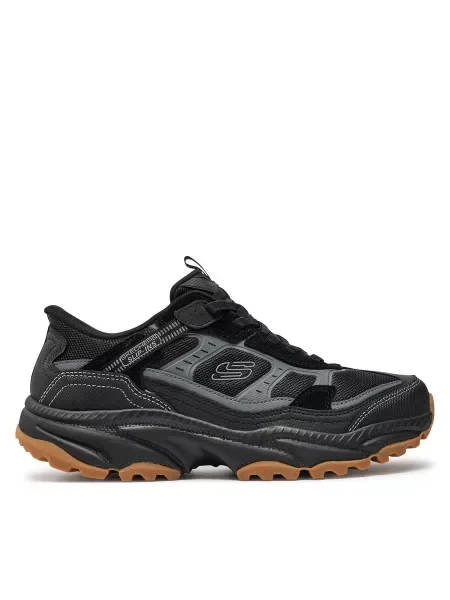 Ниски обувки Skechers черно