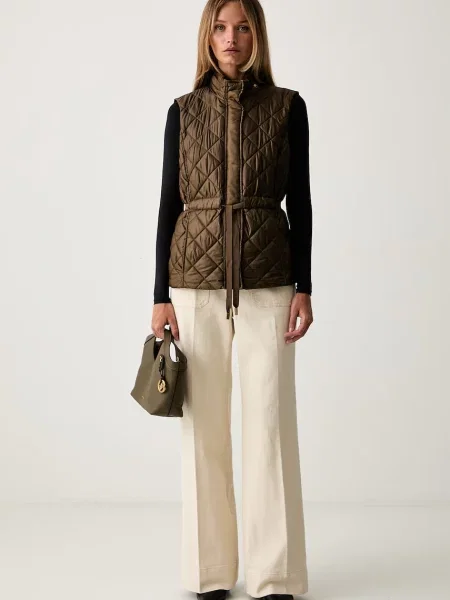 MICHAEL Michael Kors blugi flared pentru femei bej