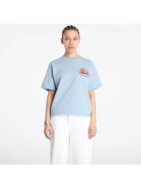 Tričko Carhartt WIP Crab Paint Short Sleeve T-Shirt UNISEX Frosted Blue S modré