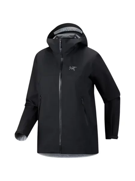 Μπουφάν Arc'teryx με κουκούλα μαύρο