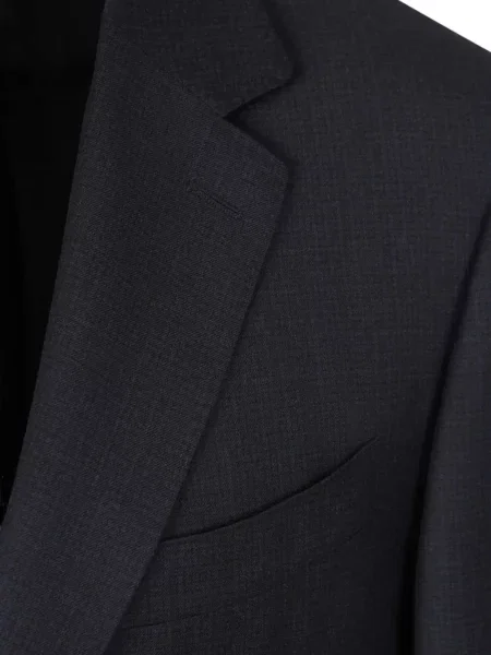 Costum Canali în carouri de costum gri