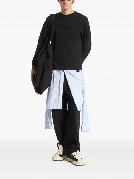 Lung tricou Dime negru