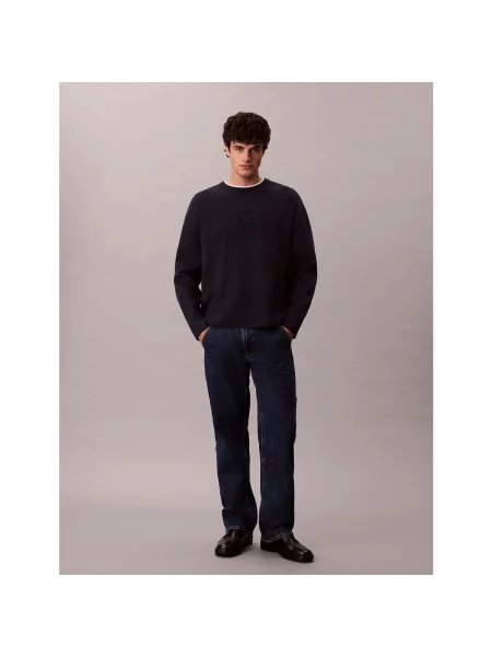 Blugi Calvin Klein Jeans albastru