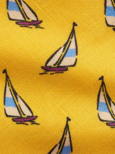 Pledas kepurė su snapeliu Polo Ralph Lauren ruoželis dvieiliai geltona