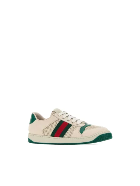 Sneakersy Gucci Screener skórzane zielone