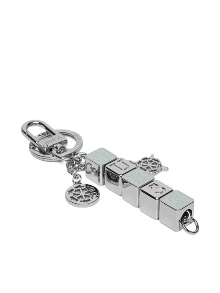 Obesek za ključe Guess srebrna