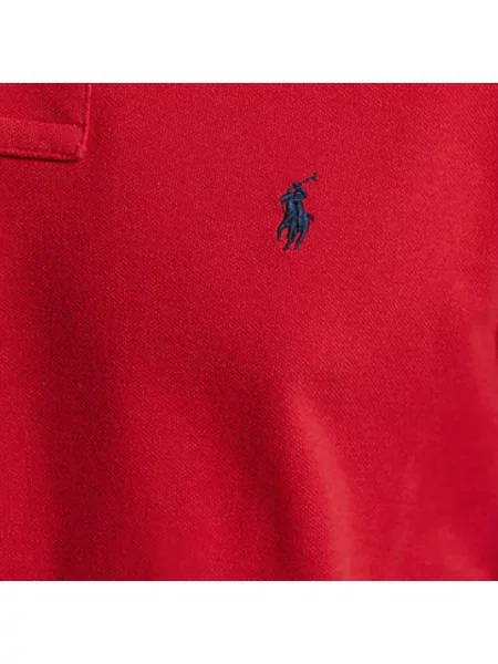 Haftowana koszulka polo Polo Ralph Lauren czerwona