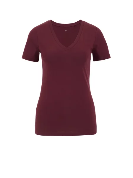 WE Fashion Tricou burgundy / vin roșu