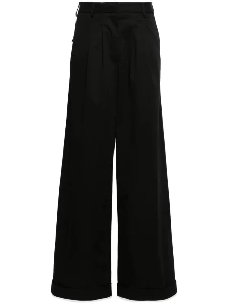 Pantaloni Palm Angels plisate negru